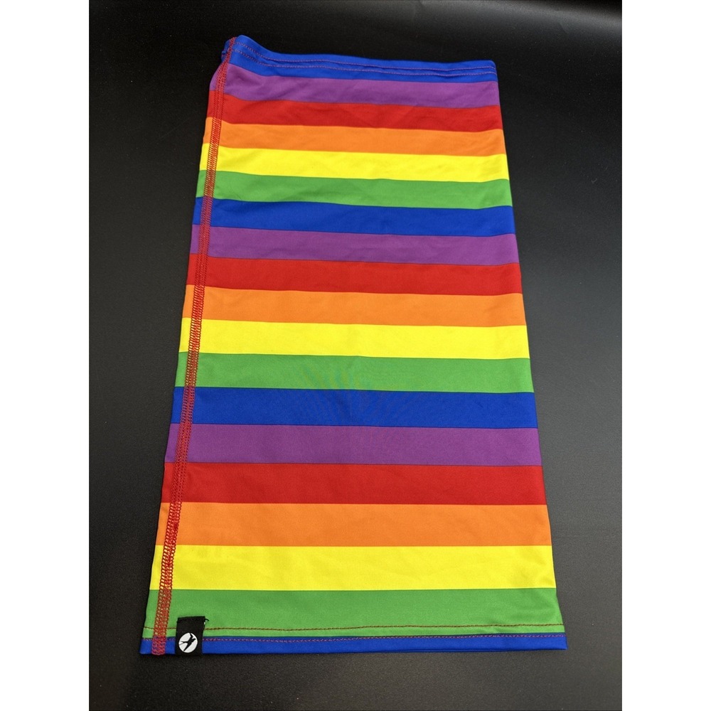 oiselle pride neck gaiter buff rainbow one size Rainbow Gay Pride Ally Support